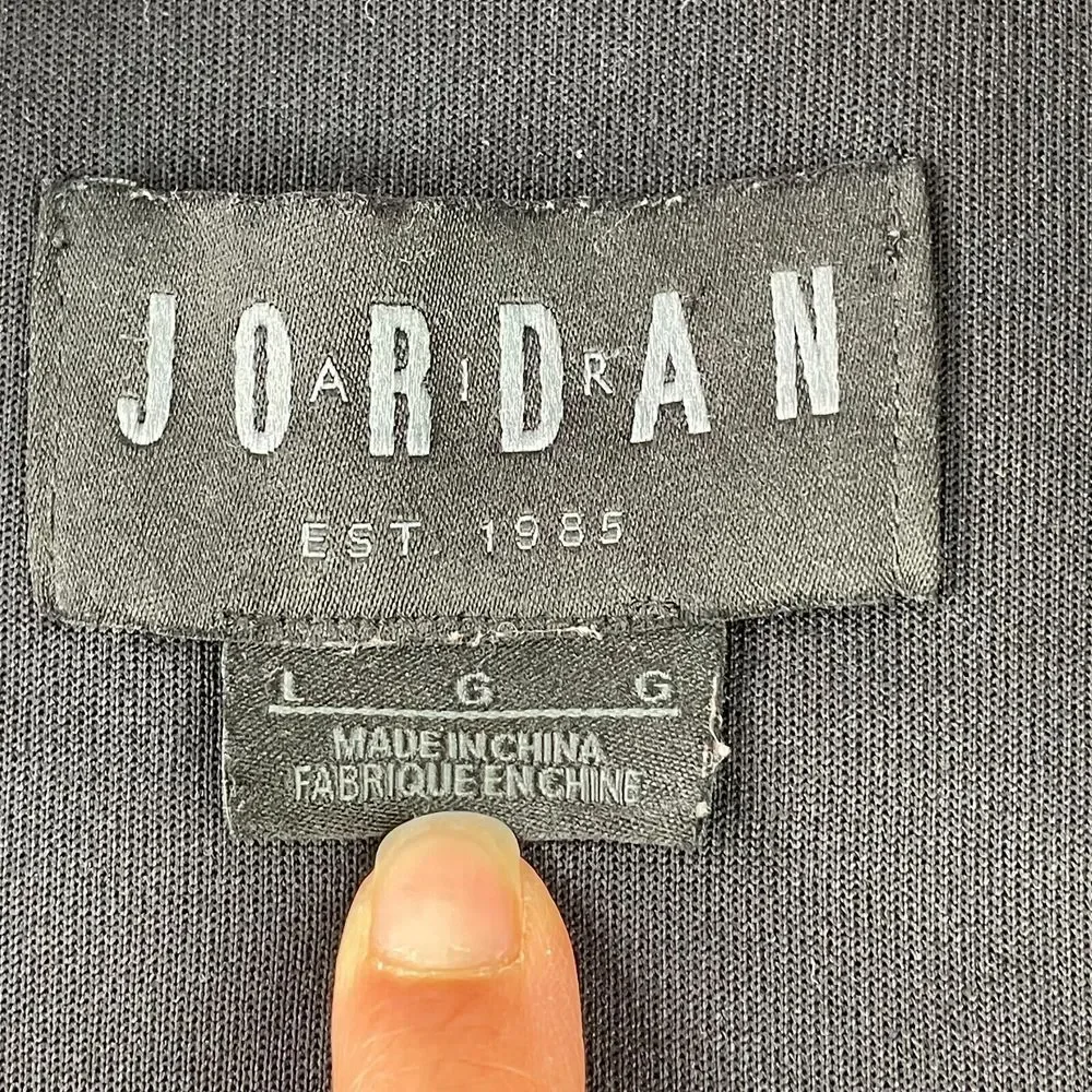 Nike Air Jordan Jumpman Tricot Tracksuit Jacket Black AQ2691-010‎ Men's XL